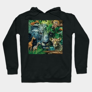 Jungle Puzzle 1 Hoodie